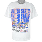 Vintage - USA World Cup Soccer Single Stitch T-Shirt 1994 X-Large Vintage Retro Football