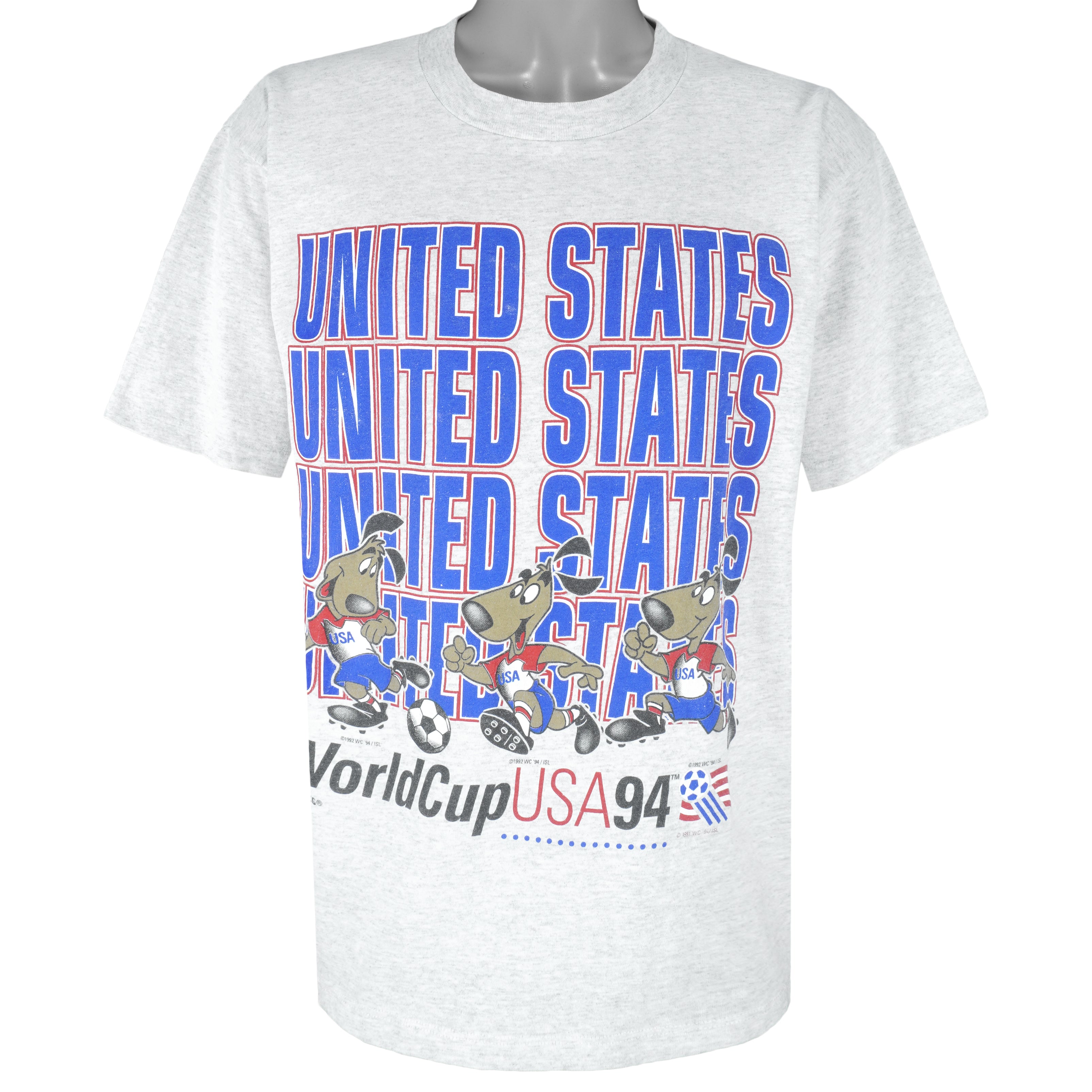 Vintage - USA World Cup Soccer Single Stitch T-Shirt 1994 X-Large Vintage Retro Football