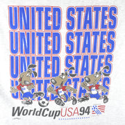 Vintage - USA World Cup Soccer Single Stitch T-Shirt 1994 X-Large Vintage Retro Football