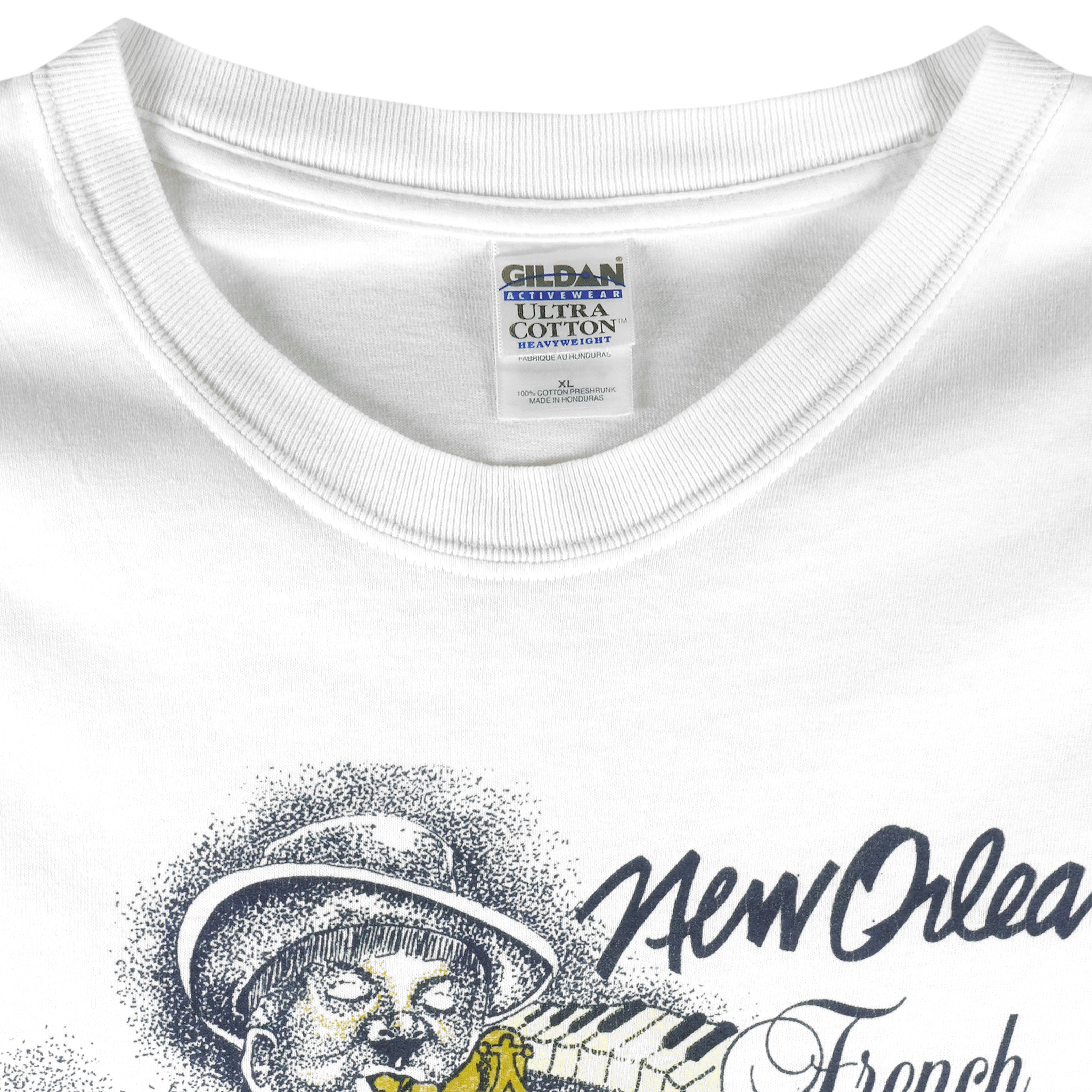 Vintage Gildan New Orleans Bourbon Street T Shirt 1990s X Large