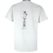 Vintage (Gildan) - Italian Greyhound Single Stitch T-Shirt 1990s Medium Vintage Retro