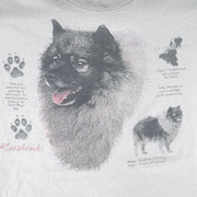 Vintage (Hanes) - Keeshond Dog Breed T-Shirt 1990s Medium Vintage Retro