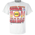 NBA (Competitor) - Houston Rockets World Champs T-Shirt 1994 Large Vintage Retro