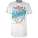 NFL - Miami Dolphins AFC Eastern Division Champs T-Shirt 1992 X-Large Vintage Retro