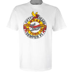 Vintage - MCAS EL Toro Fifty Years Semper Fi Air Show T-Shirt 1993 Large