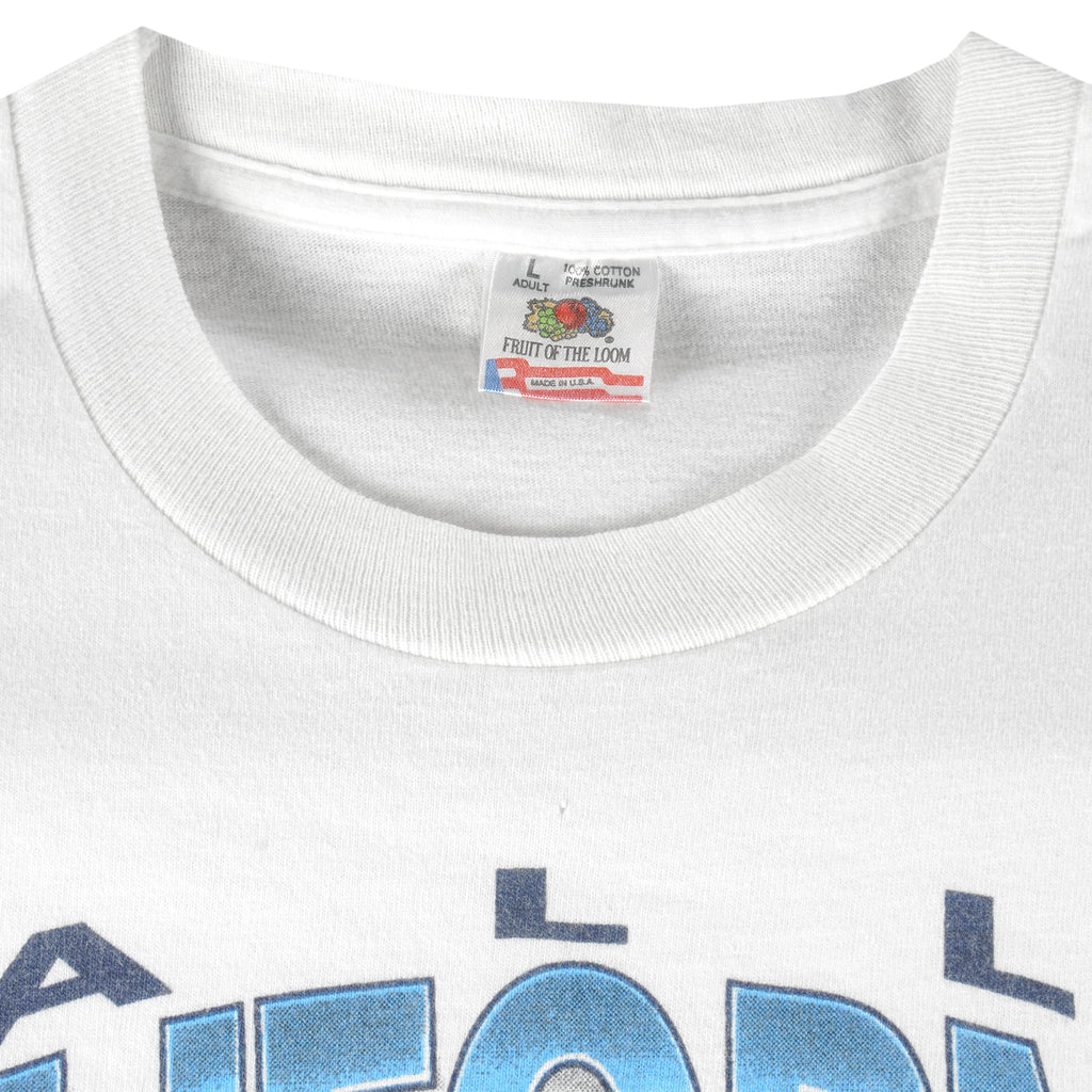 NFL - Super Bowl 26th 49ers VS Chargers Single Stitch T-Shirt 1995 Large Vintage Retro Football