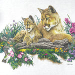 Vintage (Signal Sport) - Habitat Tigers Animal Printed T-Shirt 1990s X-Large