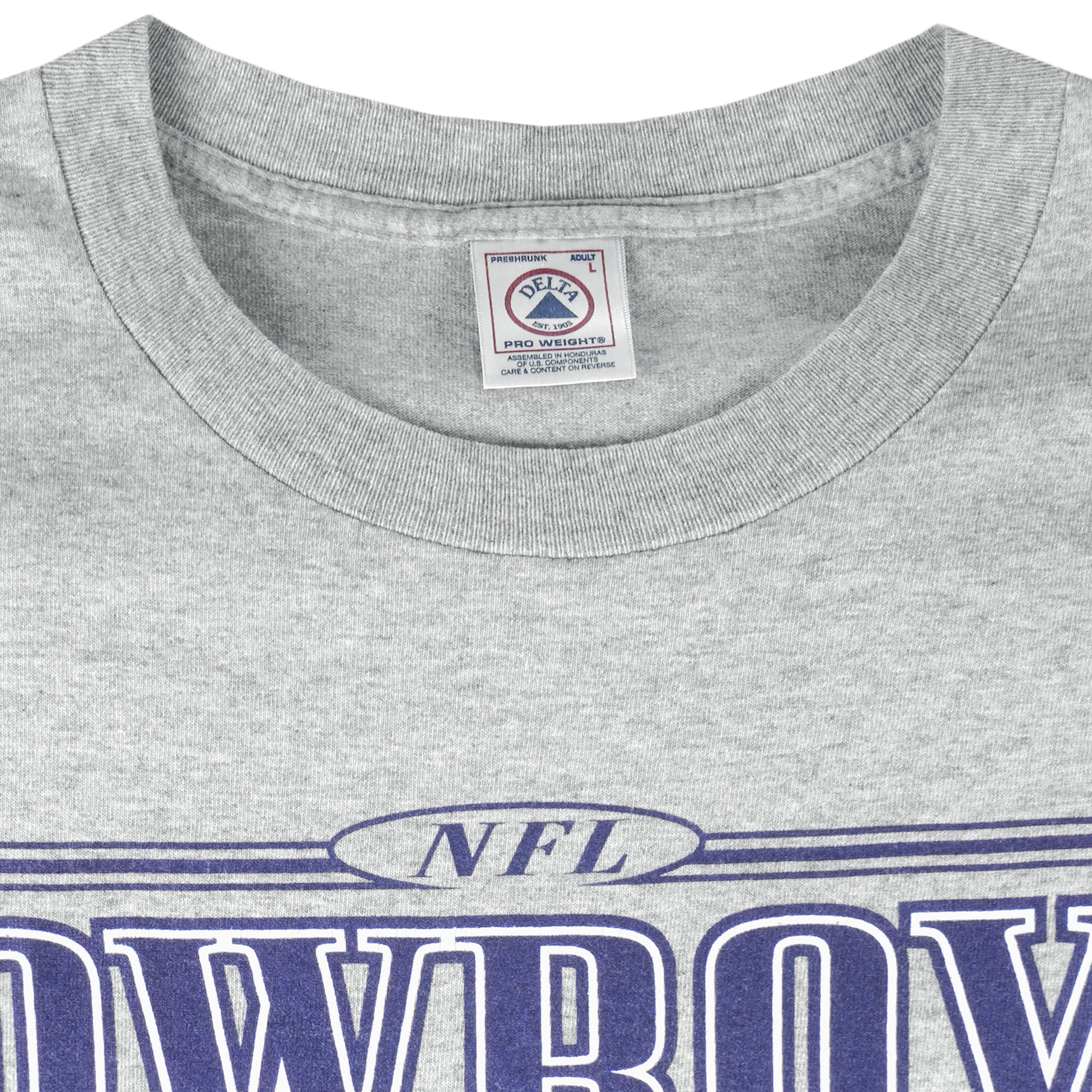 NFL (Delta) - Dallas Cowboys Spell-Out T-Shirt 2001 Large