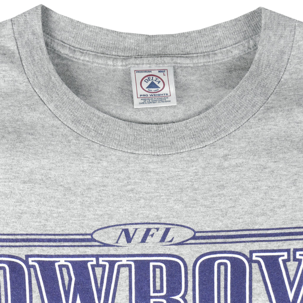 NFL (Delta) - Dallas Cowboys Spell-Out T-Shirt 2001 Large
