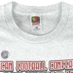 NFL - Steelers Vs. Patriots AFC Championships T-Shirt 2000s X-Large Vintage Football