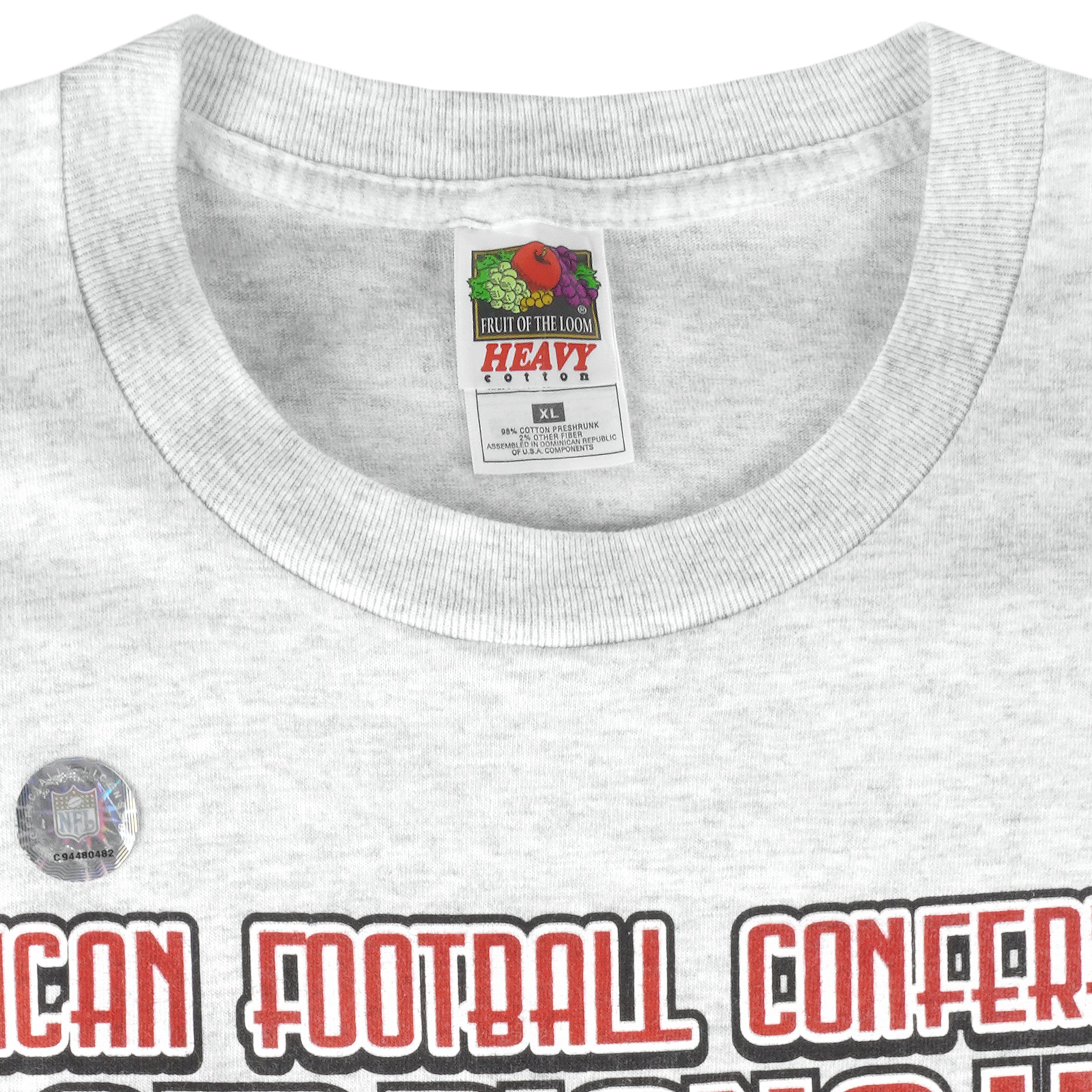 NFL - Steelers Vs. Patriots AFC Championships T-Shirt 2000s X-Large Vintage Football
