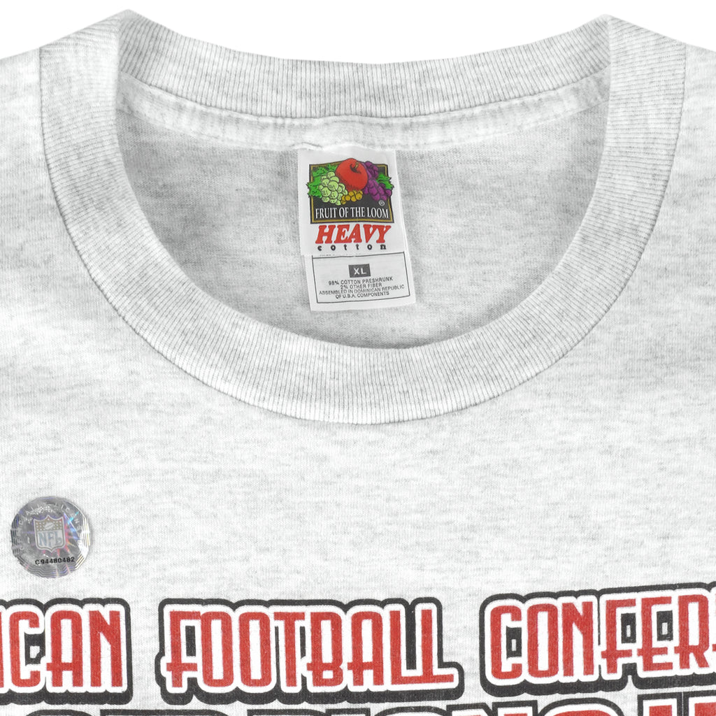 NFL - Steelers Vs. Patriots AFC Championships T-Shirt 2000s X-Large Vintage Football
