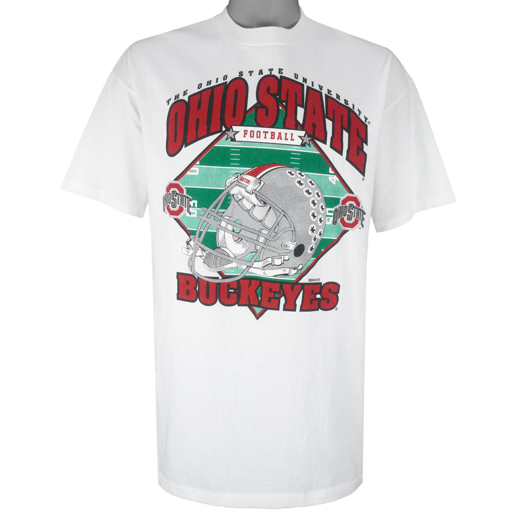 NCAA (Oneita)  - Ohio State Buckeyes Helmet T-Shirt 1998 X-Large Vintage Football College