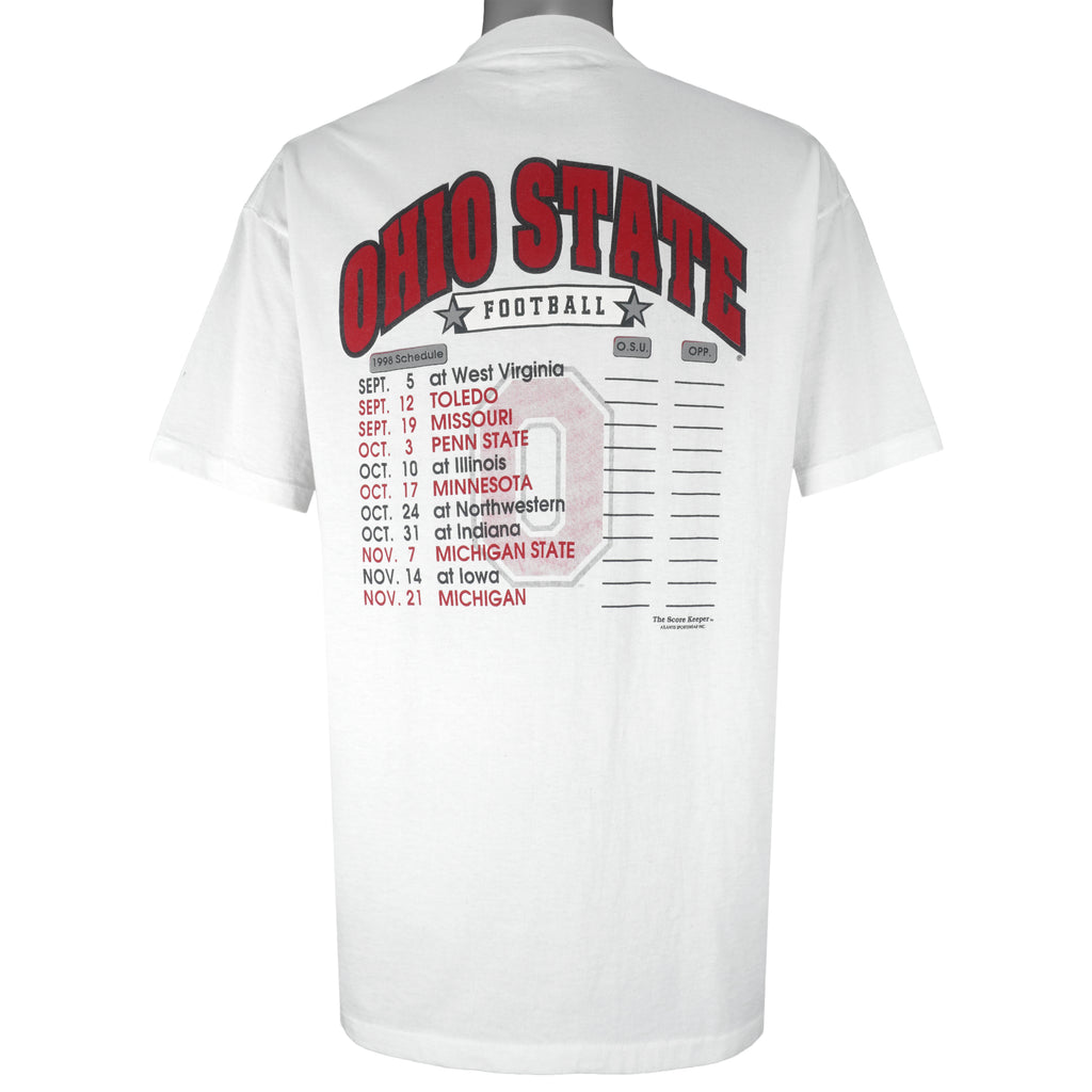 NCAA (Oneita)  - Ohio State Buckeyes Helmet T-Shirt 1998 X-Large Vintage Football College
