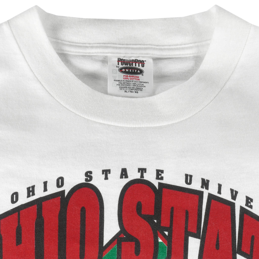 NCAA (Oneita)  - Ohio State Buckeyes Helmet T-Shirt 1998 X-Large Vintage Football College