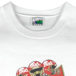 NFL (Waves) - Budweiser Super Bowl XXVI T-Shirt 1990 Large Vintage Football