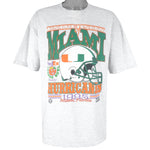 NCAA (Belton) - Miami Hurricanes FedEx Orange Bowl T-Shirt 1995 XX-Large