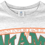 NCAA (Belton) - Miami Hurricanes FedEx Orange Bowl T-Shirt 1990s XX-Large Vintage Retro Football College