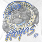 NCAA (Oneita) - University of Georgetown Hoyas T-Shirt 1990s X-Large Vintage Retro Football College