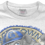 NCAA (Oneita) - University of Georgetown Hoyas T-Shirt 1990s X-Large Vintage Retro Football College