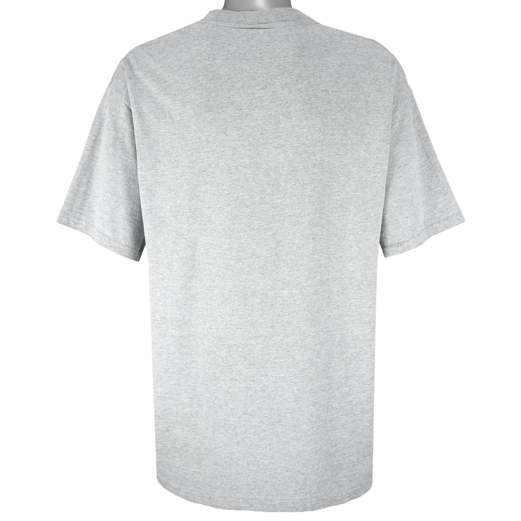 NFL - Denver Broncos Helmet Single Stitch T-Shirt 1990s X-Large Vintage Retro Football