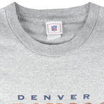 NFL - Denver Broncos Helmet Single Stitch T-Shirt 1990s X-Large Vintage Retro Football