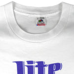 NFL - Houston Oilers Lite Beer Official Sponsor T-Shirt 1990s Large
