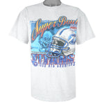 NFL (Logo Athletics) - Tennessee Titans Helmet AFC Champions T-Shirt 1999 Large