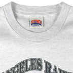 NFL (Nutmeg) - Los Angeles Raiders Embroidered T-Shirt 1990s X-Large Vintage Retro Football