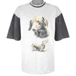 Vintage (Signal Sport) - Dachshund Single Stitch T-Shirt 1990s X-Large Vintage Retro