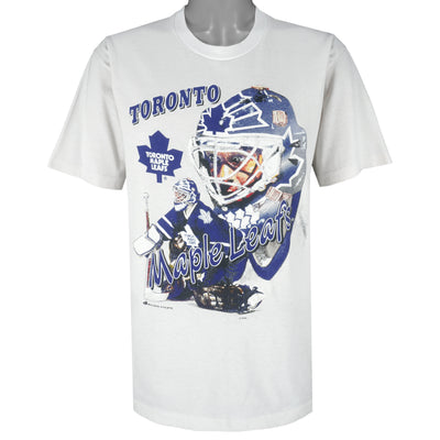 NHL (Bulletin) - Toronto Maple Leafs Single Stitch T-Shirt 1990s Large