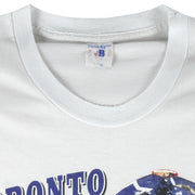 NHL (Bulletin) - Toronto Maple Leafs Single Stitch T-Shirt 1990s Large Vintage Retro Hockey