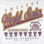 NCAA (Playerz) - College World Series Champs Rosenblatt Stadium T-Shirt 1996 X-Large Vintage Retro Football College 