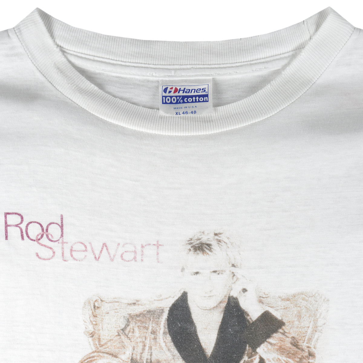Vintage (Hanes) - Rod Stewart Tour Single Stitch T-Shirt 1990s X-Large Vintage Retro