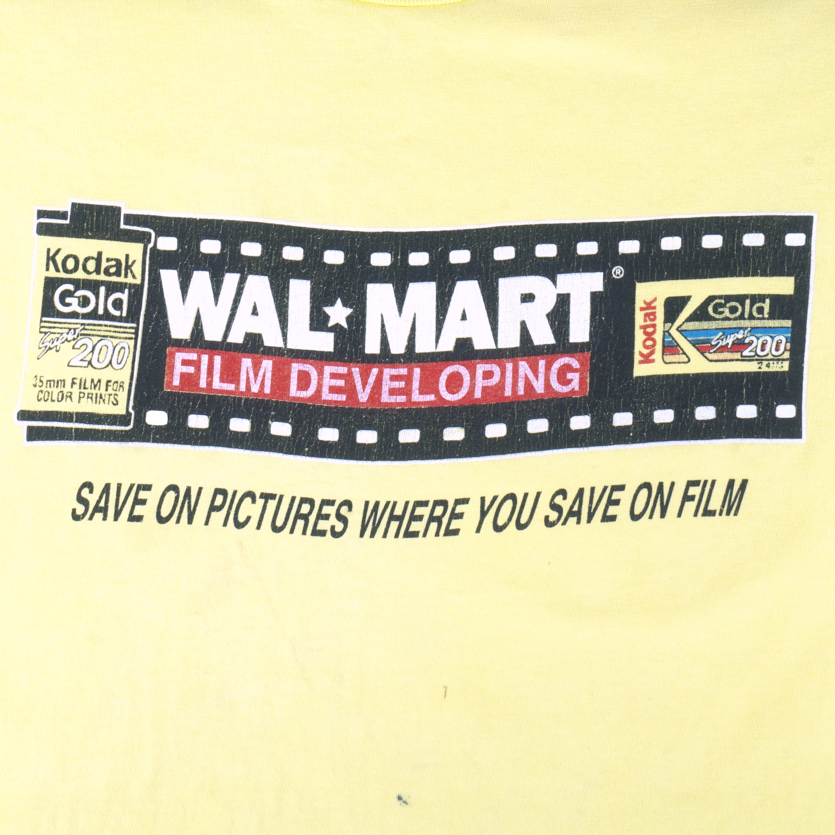 Vintage (Hanes) - Wal-Mart Film Developing Single Stitch T-Shirt 1990s X-Large Vintage Retro