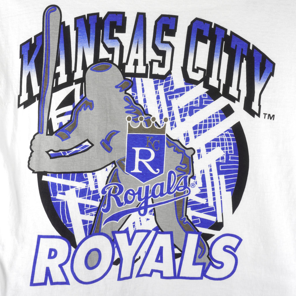 MLB - Kansas City Royals Fox Sports T-shirt 1990s X-Large TV Baseball