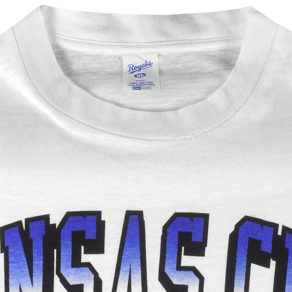 MLB - Kansas City Royals Fox Sports T-shirt 1990s X-Large TV Baseball