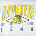 NCAA (Hanes)  - Iowa Hawkeyes Spell-Out T-Shirt 1990s Medium Vintage College