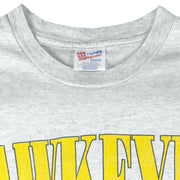 NCAA (Hanes)  - Iowa Hawkeyes Spell-Out T-Shirt 1990s Medium Vintage College