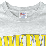 NCAA (Hanes)  - Iowa Hawkeyes Spell-Out T-Shirt 1990s Medium Vintage College