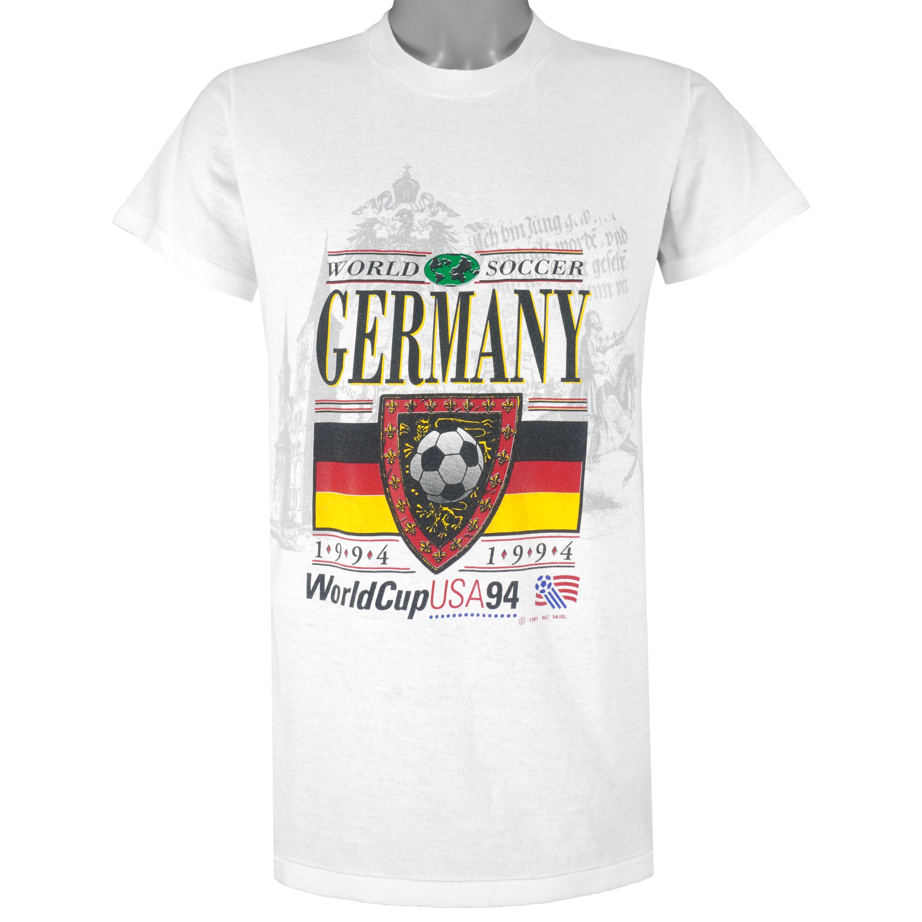 Vintage - Germany World Cup USA Soccer T-Shirt 1994 Medium Vintage Retro