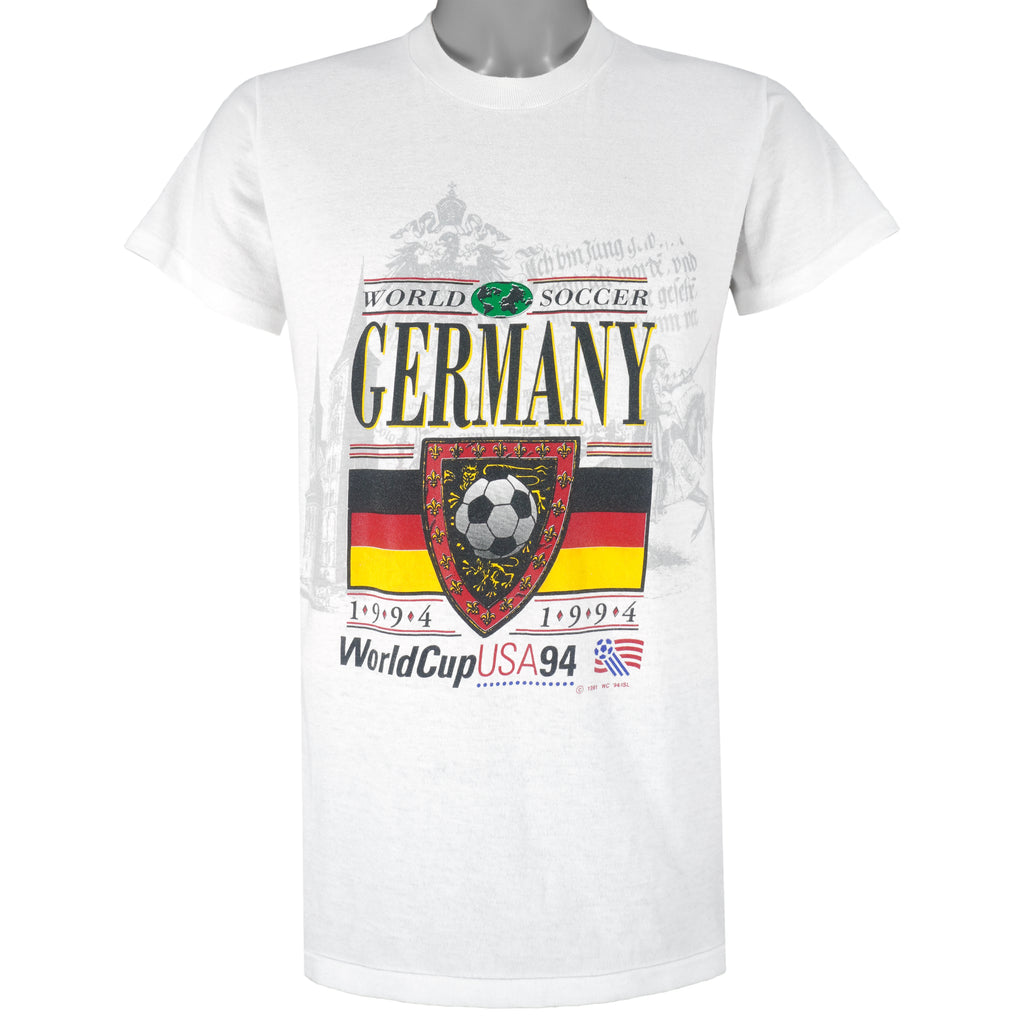 Vintage - Germany World Cup USA Soccer T-Shirt 1994 Medium Vintage Retro