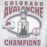 NHL (Sof Tee) - Colorado Avalanche Stanley Cup T-Shirt 2001 Large Vintage Retro Hockey