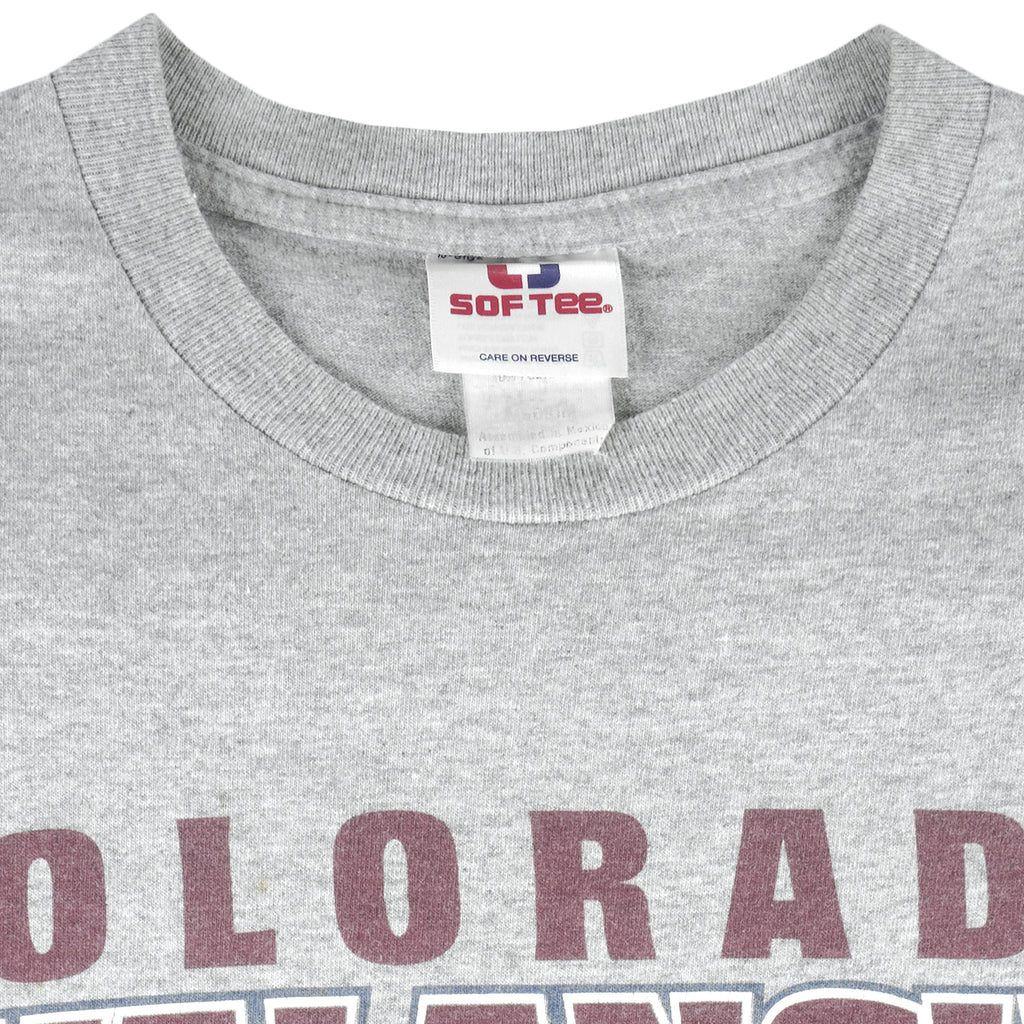 NHL (Sof Tee) - Colorado Avalanche Stanley Cup T-Shirt 2001 Large Vintage Retro Hockey