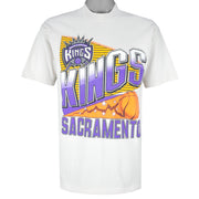 NBA - Sacramento Kings Single Stitch T-Shirt 1990s X-Large Vintage Retro Basketball