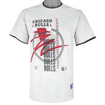 NBA (Logo 7) - Chicago Bulls Single Stitch T-Shirt 1990s Medium Vintage Retro Basketball