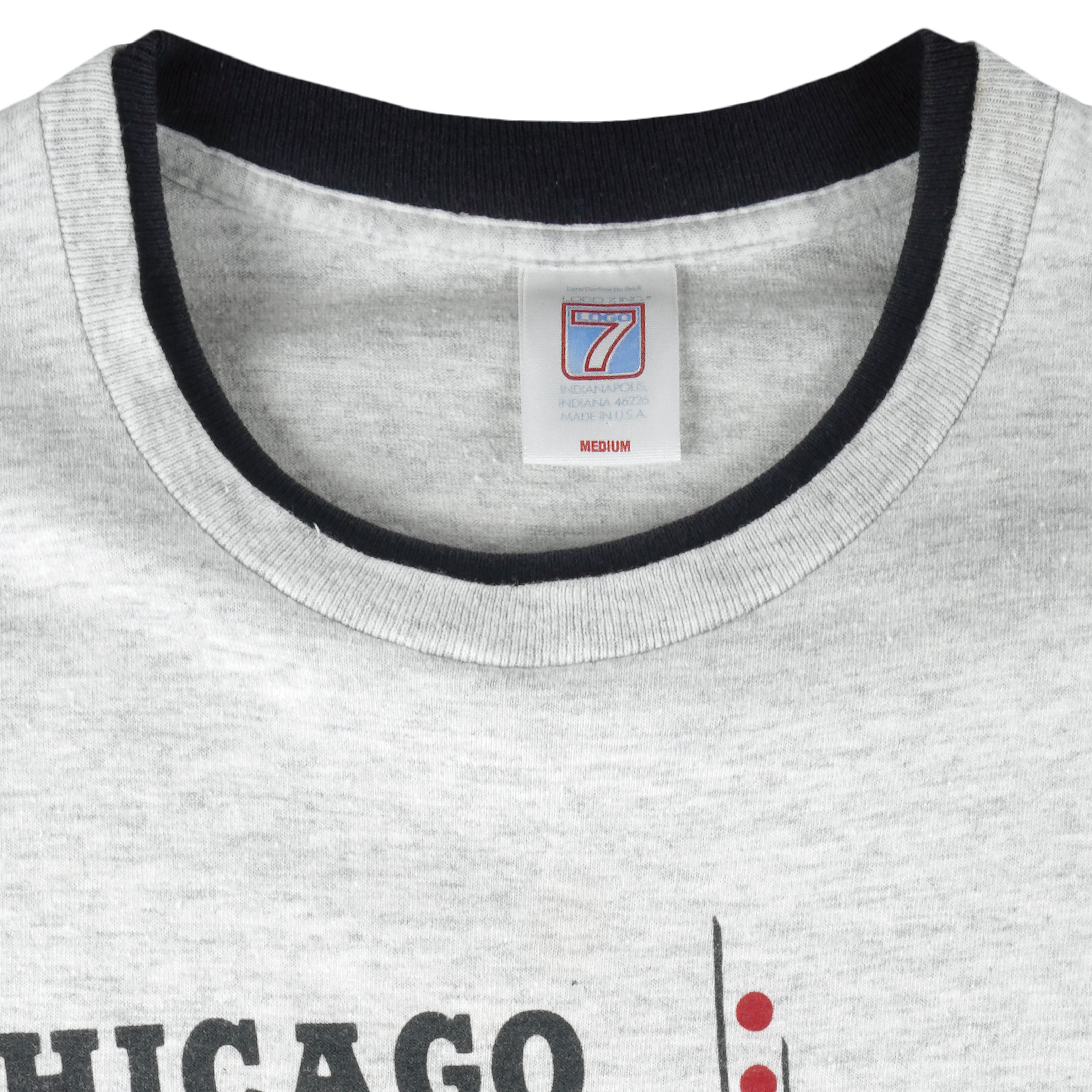 NBA (Logo 7) - Chicago Bulls Single Stitch T-Shirt 1990s Medium Vintage Retro Basketball