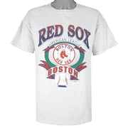 MLB (Logo 7) - Boston Red Sox T-Shirt 1999 Large Vintage Retro Baseball