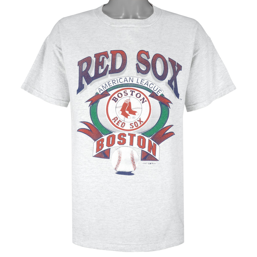 MLB (Logo 7) - Boston Red Sox T-Shirt 1999 Large Vintage Retro Baseball