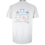 MLB (Stedman) - National Baseball Hall Of Fame Jim Palmer and Joe Morgan T-Shirt 1990 Large Vintage Retro Baseball